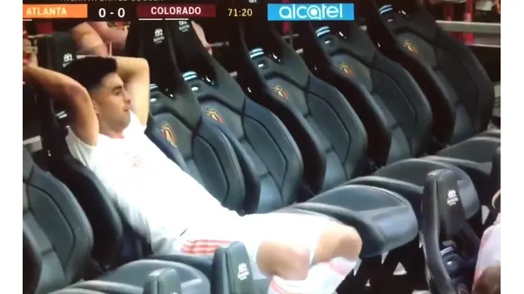 El berrinche del Pity Martínez que demuestra su descontento en el Atlanta United