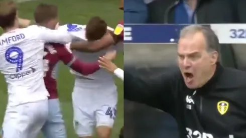 Leeds anotó con un rival caído y Bielsa obligó a sus jugadores a dejar meterse gol