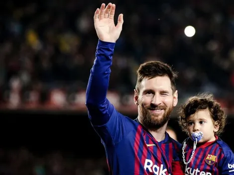 Con la copa y sus hijos: la foto familiar que subió Messi a Insatgram