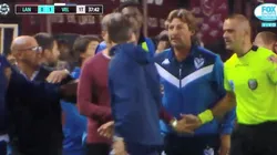 Terminaron expulsados: la pelea cara a cara entre Heinze y Zubeldía