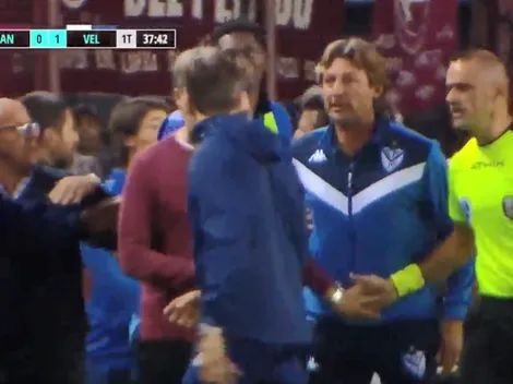 Terminaron expulsados: la pelea cara a cara entre Heinze y Zubeldía