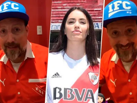 Lali Espósito trolleó a su papá en Instagram por su disfraz de Independiente