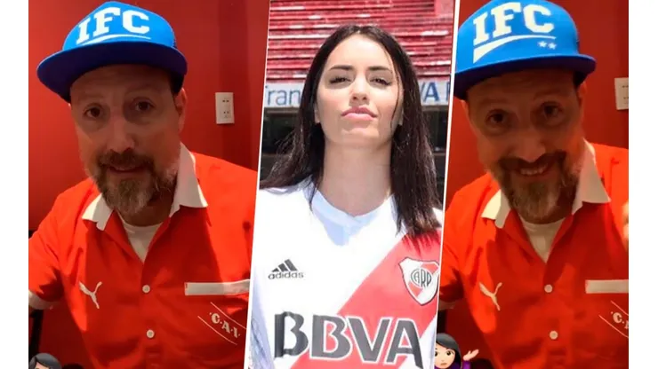 Lali Espósito trolleó a su papá en Instagram por su disfraz de Independiente