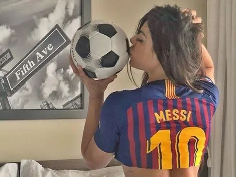 Barcelona salió campeón y Miss Bum Bum, segundos después, subió fotito a Instagram