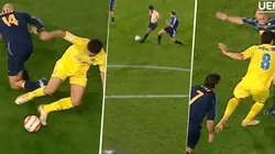 El video viral de Riquelme ridiculizando rivales en Europa