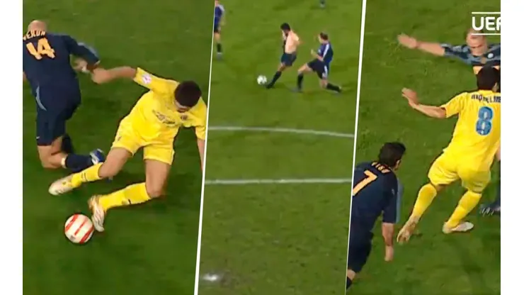 El video viral de Riquelme ridiculizando rivales en Europa