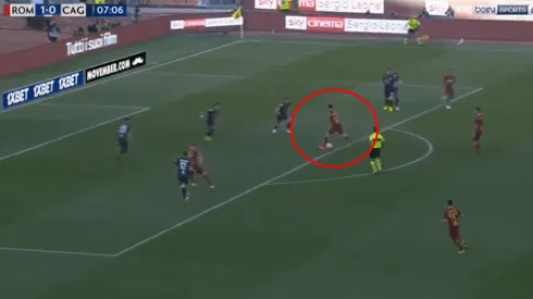 Foto captura del gol de Pastore.