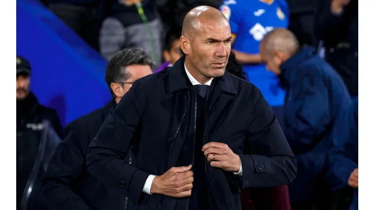Zinedine Zidane, técnico de Real Madrid.