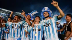 Racing, último campeón del fútbol argentino.
