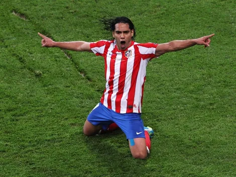 ¿Guiño? Falcao le desea feliz cumpleaños al Atlético de Madrid