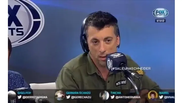 Matías Palacios en 'Fox Sports Radio'.