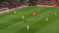 Así llegó el primer gol de Liverpool.