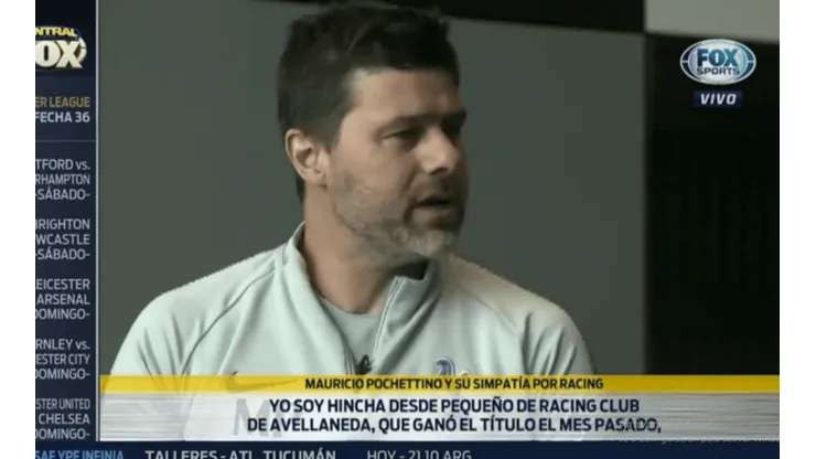 Foto de Mauricio Pochettino, entrenador de Tottenham.