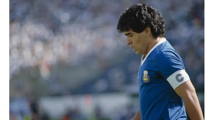 Maradona en el Mundial 86'.