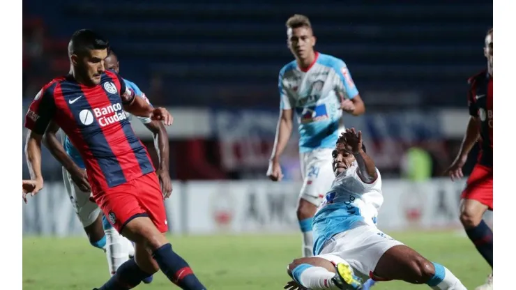 Junior vs San Lorenzo por la Copa Libertadores.