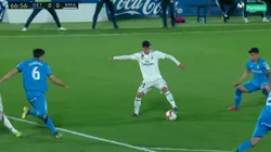 Una locura: el brutal caño de espaldas de Brahim Díaz para Real Madrid