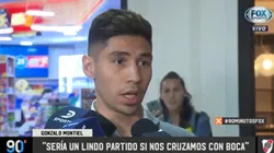 A Benedetto no le gusta esto: Montiel dijo que volver a cruzarse con Boca "sería lindo"
