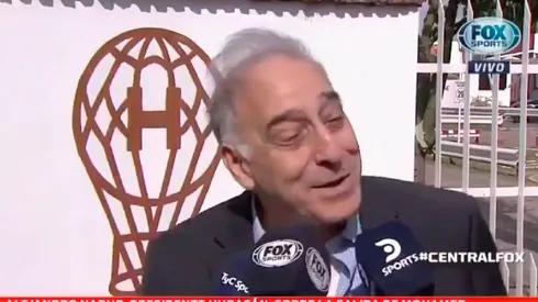 Nadur se rió, pero negó que Diego vuelva al fútbol argentino.