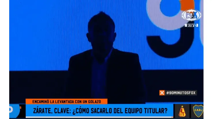 Negro Bulos comparó a Zárate con Riquelme y en Fox Sports le cortaron la luz