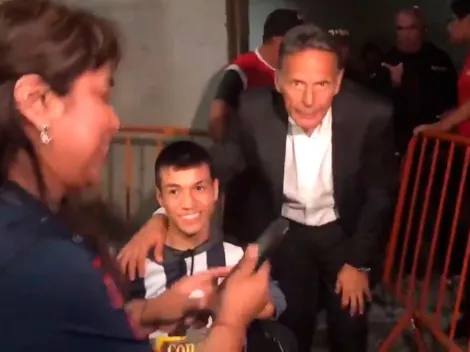 A pesar del mal momento Russo tuvo un gran gesto con un hincha de Alianza Lima