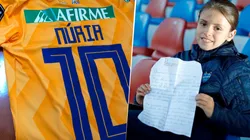 El hermoso gesto de Tigres con la niña española que desea estampas del fútbol femenino