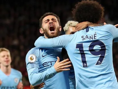 Manchester City volvió a la cima de la Premier League con una lección de fútbol ante el United