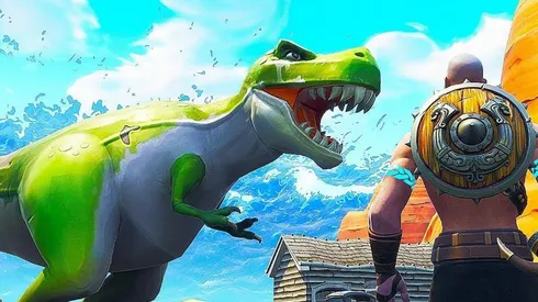 Donde están los dinosaurios para bailar en Fortnite - Desafíos Semanales (Semana 9)