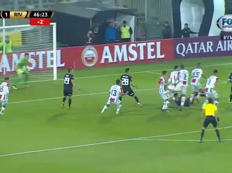 ¿Fue penal para River? La polémica de la noche se dio en el área de Palestino
