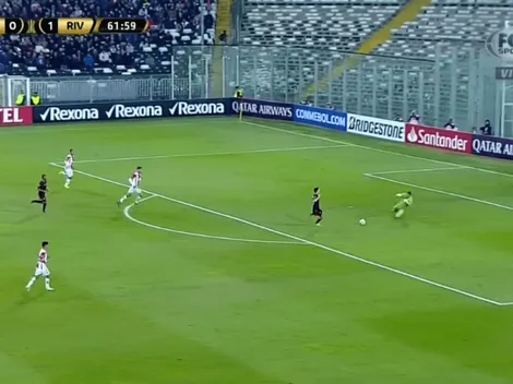 El arquero de Palestino falló en el mano a mano y le regaló el gol a Nacho Fernández