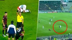 No se puede creer: Borré le pegó sin pelota a un rival y se fue expulsado