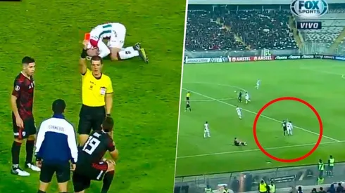 No se puede creer: Borré le pegó sin pelota a un rival y se fue expulsado