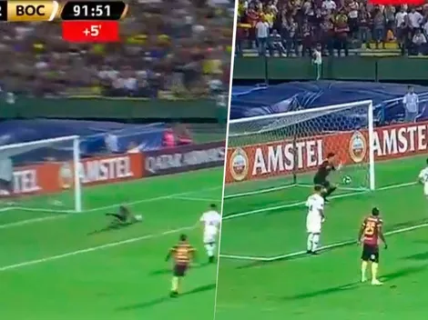 Las 2 grandes tapadas de Andrada, el responsable de que Boca no pierda en Colombia