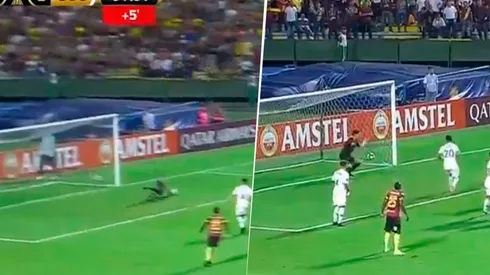 Las 2 grandes tapadas de Andrada, el responsable de que Boca no pierda en Colombia