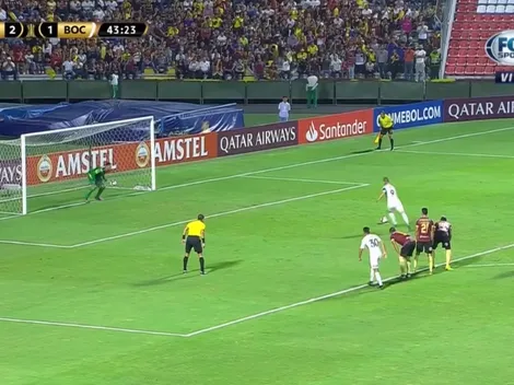 ¿Imbatible vos? Benedetto fusiló a Montero y puso el 2 a 2 para Boca ante Tolima