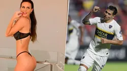 Natalie Weber festejó en Twitter el golazo de Mauro Zárate con Boca
