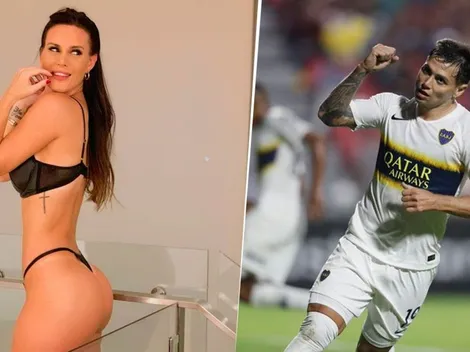 Natalie Weber festejó en Twitter el golazo de Mauro Zárate con Boca