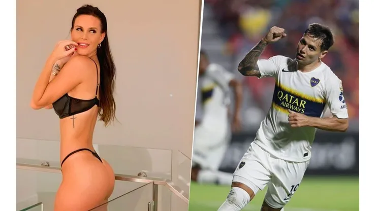 Natalie Weber festejó en Twitter el golazo de Mauro Zárate con Boca