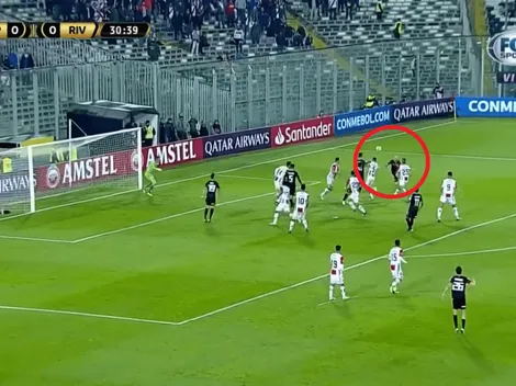 Pinola le puso la cabeza a un centro perfecto de Nacho Fernández para el 1-0 de River ante Palestino