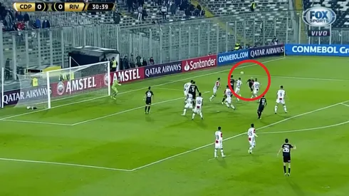 Pinola le puso la cabeza a un centro perfecto de Nacho Fernández para el 1-0 de River ante Palestino