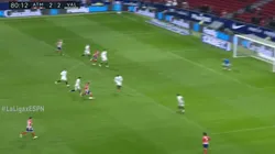 Todo en un metro: Ángel Correa recibió de espalda, se dio vuelta y clavó un golazo