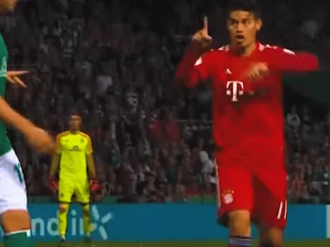 Video: La pelea de James Rodríguez con un jugador del Werder Bremen