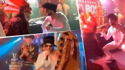 David Luiz metió fiesta de disfraces pero todos hablan del show que hizo Gonzalo Higuaín