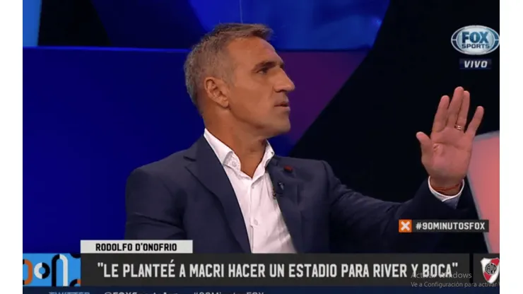 Foto de Cascini en el programa.