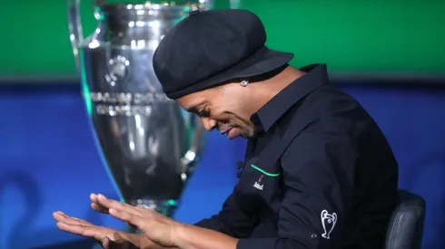 Ronaldinho de visita en la Ciudad de México.