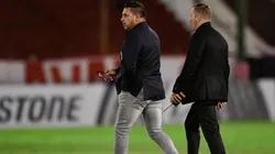 Antonio Mohamed en el duelo ante Huracán.