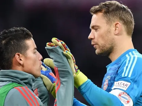 La respuesta de Neuer a James al pedirle fotos para sus amigos