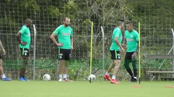 Entrenamiento en Atlético Nacional.