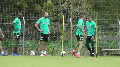 Entrenamiento en Atlético Nacional.