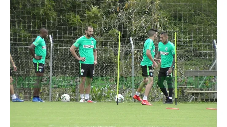 Entrenamiento en Atlético Nacional.