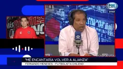 Fernando Meneses declaró que le gustaría regresar al Alianza Lima